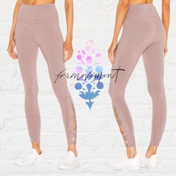 Free People Movement Very Prairie Legging Women's Moonlight Mauve Size Large NWT - Picture 1 of 10